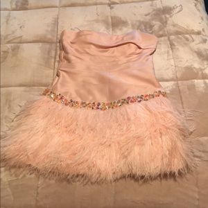 Light pink short one or a kind formal dress